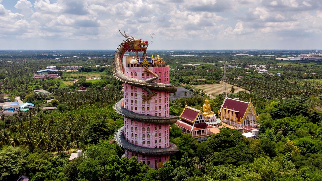 <strong>Nakhon Pathom, Thailand:</strong> The Wat Samphran Buddhist temple -- Dragon Temple -- is a popular tourist destination in this city 40 kilometers west of Bangkok. 