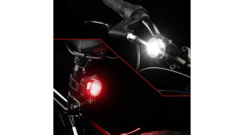 Ascher USB Rechargeable Bike Light Set