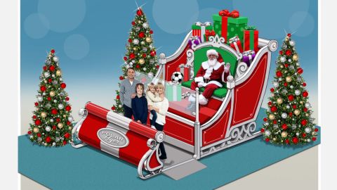 Santa will be behind protective plexiglass in some malls.