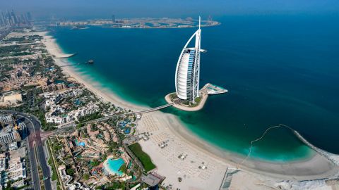 Dubai had a spike in cases in January 2021, but numbers are now dropping. 
