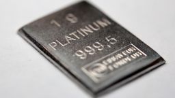 Platinum bar - stock