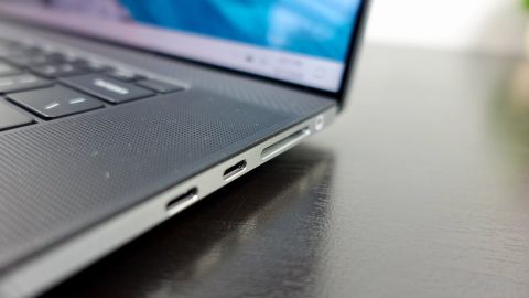 dell xps side keyboard view