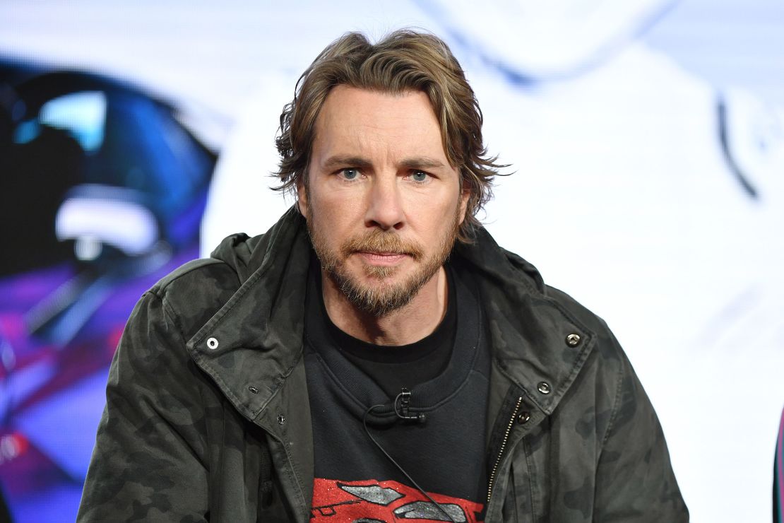 Dax Shepard of "Top Gear America" speaks during the Discovery MotorTrend segment of the 2020 Winter TCA Press Tour in January.