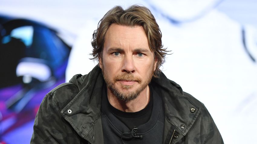 PASADENA, CALIFORNIA - JANUARY 16: Dax Shepard of "Top Gear America" speaks during the Discovery MotorTrend segment of the 2020 Winter TCA Press Tour at The Langham Huntington, Pasadena on January 16, 2020 in Pasadena, California. (Photo by Amy Sussman/Getty Images)