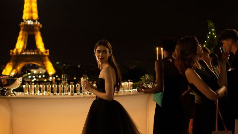 Lily Collins stars in the Nerflix series "Emily in Paris."