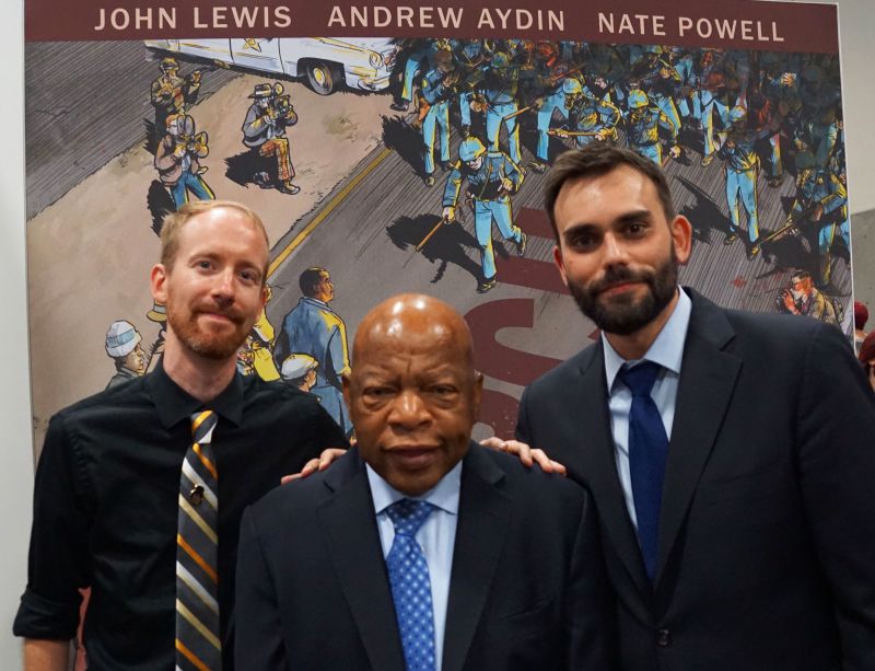 John Lewis called for a revolution with his March graphic novels