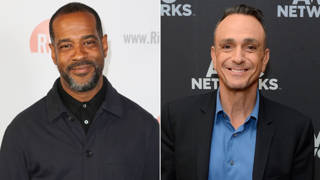 (From left) Alex Désert took over the role of Black character Carl Carlson from Hank Azaria on "The Simpsons" this week.