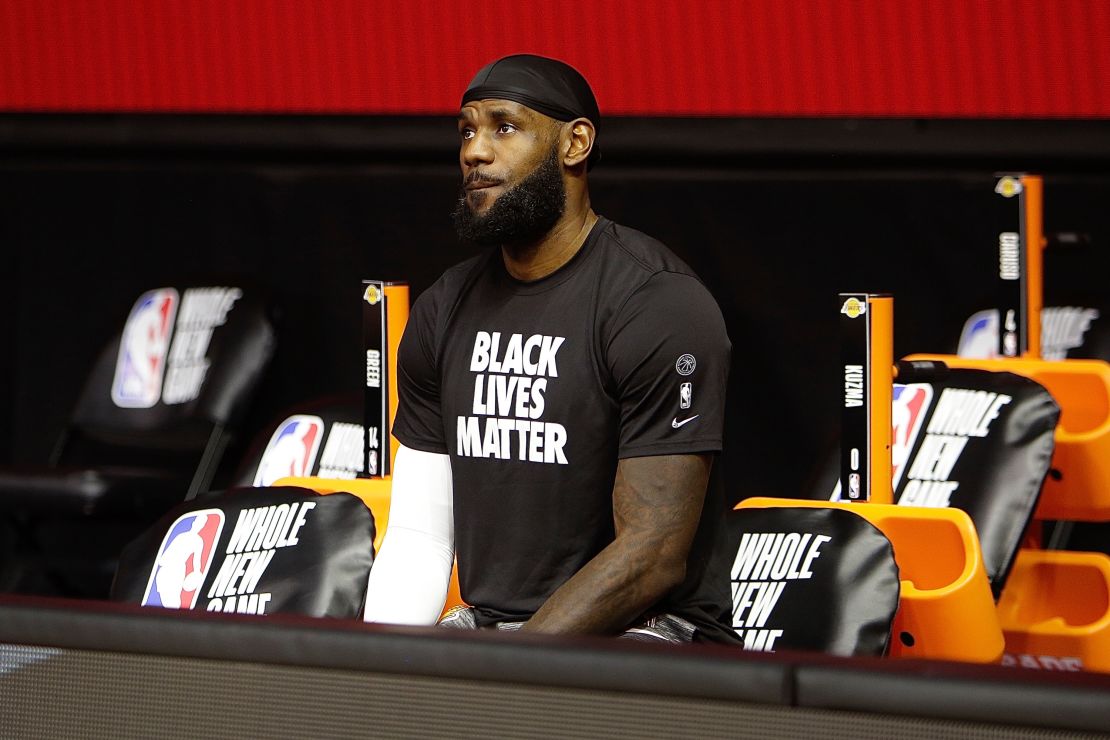 James has been one of the leading voices in the NBA speaking out about social justice.