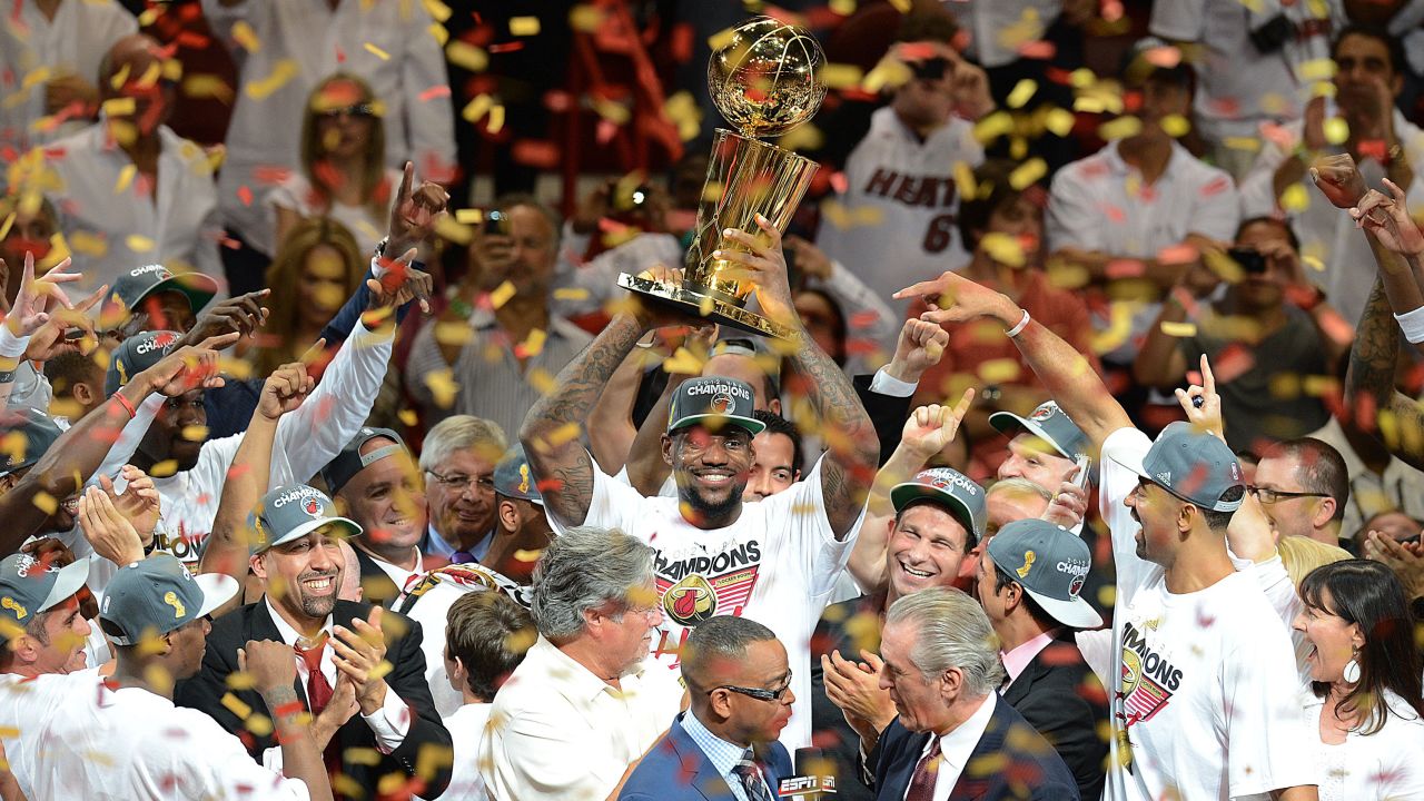 LeBron James and the Lakers will face the Miami Heat in the 2020 NBA Finals, the team with which James won his first  two NBA Championships.