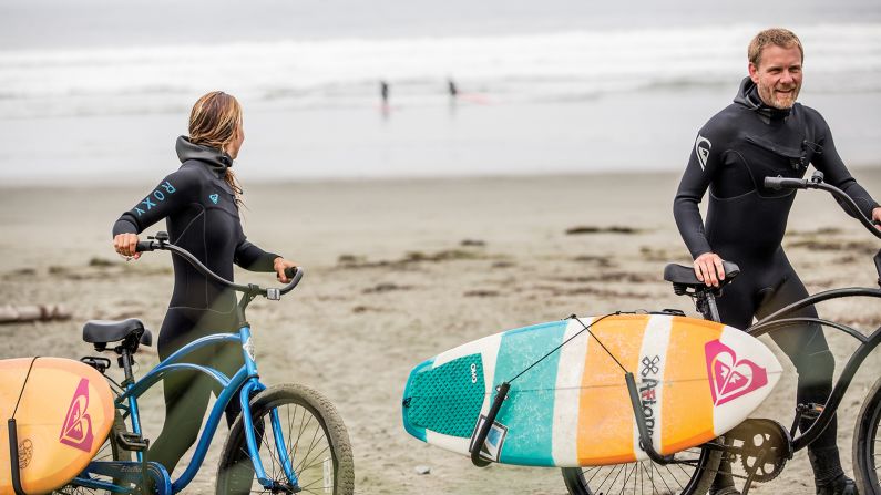 <strong>Surf life: </strong>Twenty or 30 years ago, surfers were just a small element of Tofino's diverse community. Today, surf culture is a major part of Tofino.<br />