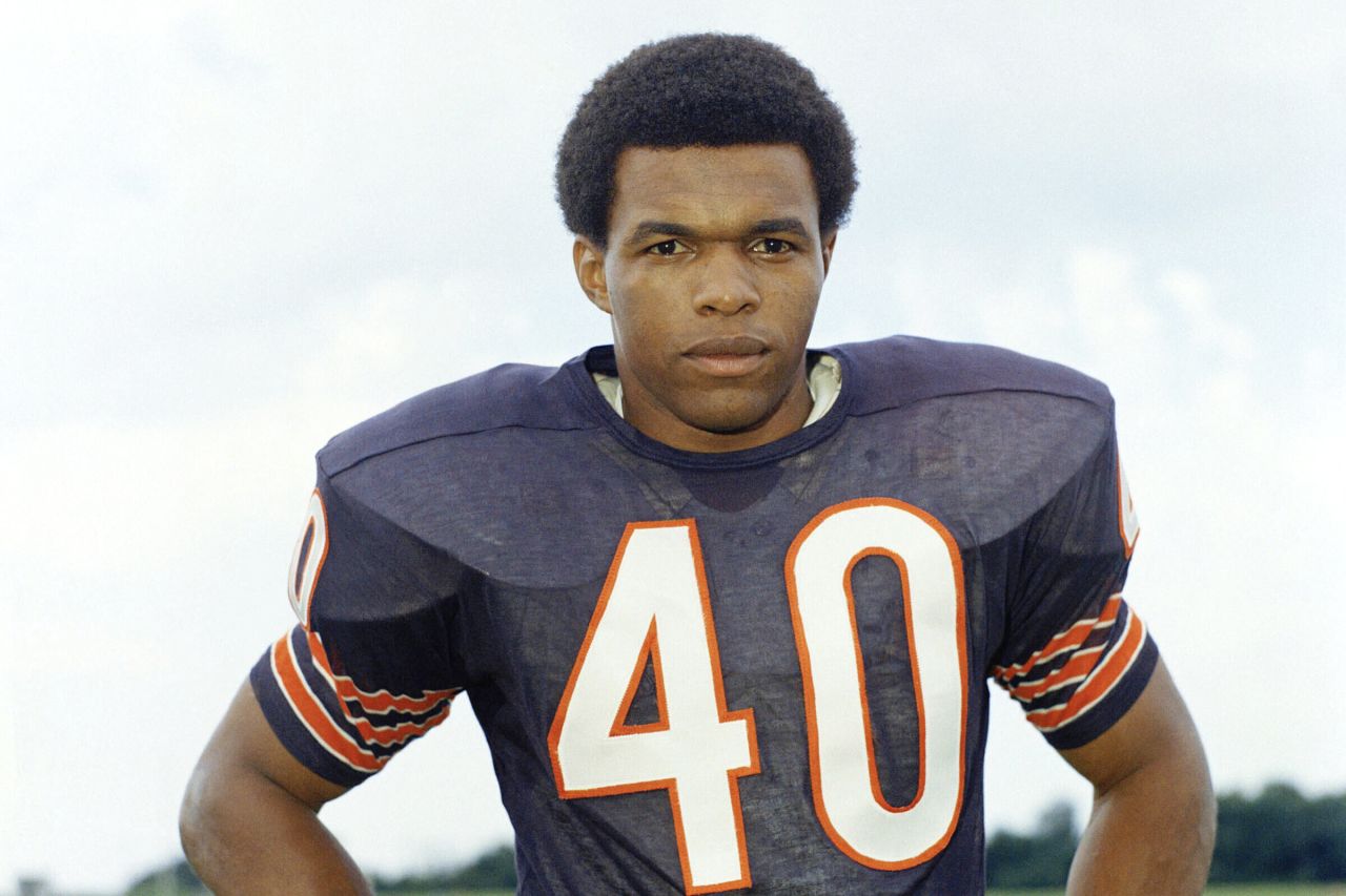 NFL legend <a href="https://www.cnn.com/2020/09/23/us/gale-sayers-chicago-bears-dead-spt-trnd/index.html" target="_blank">Gale Sayers</a>, widely regarded as one of the greatest running backs to ever carry a football, died September 23 at the age of 77. At 34, Sayers became the youngest player ever inducted into the Hall of Fame. His short seven-season career was cut short by injuries to both knees, but not before twice leading the league in rushing and earning five first-team All-Pro selections.