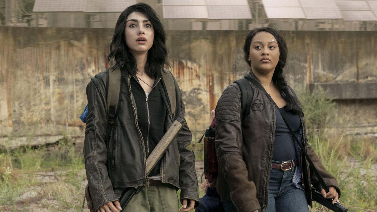 Alexa Mansour and Aliyah Royale in 'The Walking Dead: World Beyond' (Sarah Shatz/AMC)