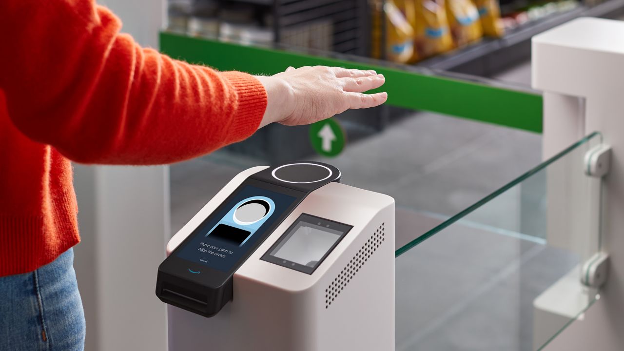 Amazon One palm payment
