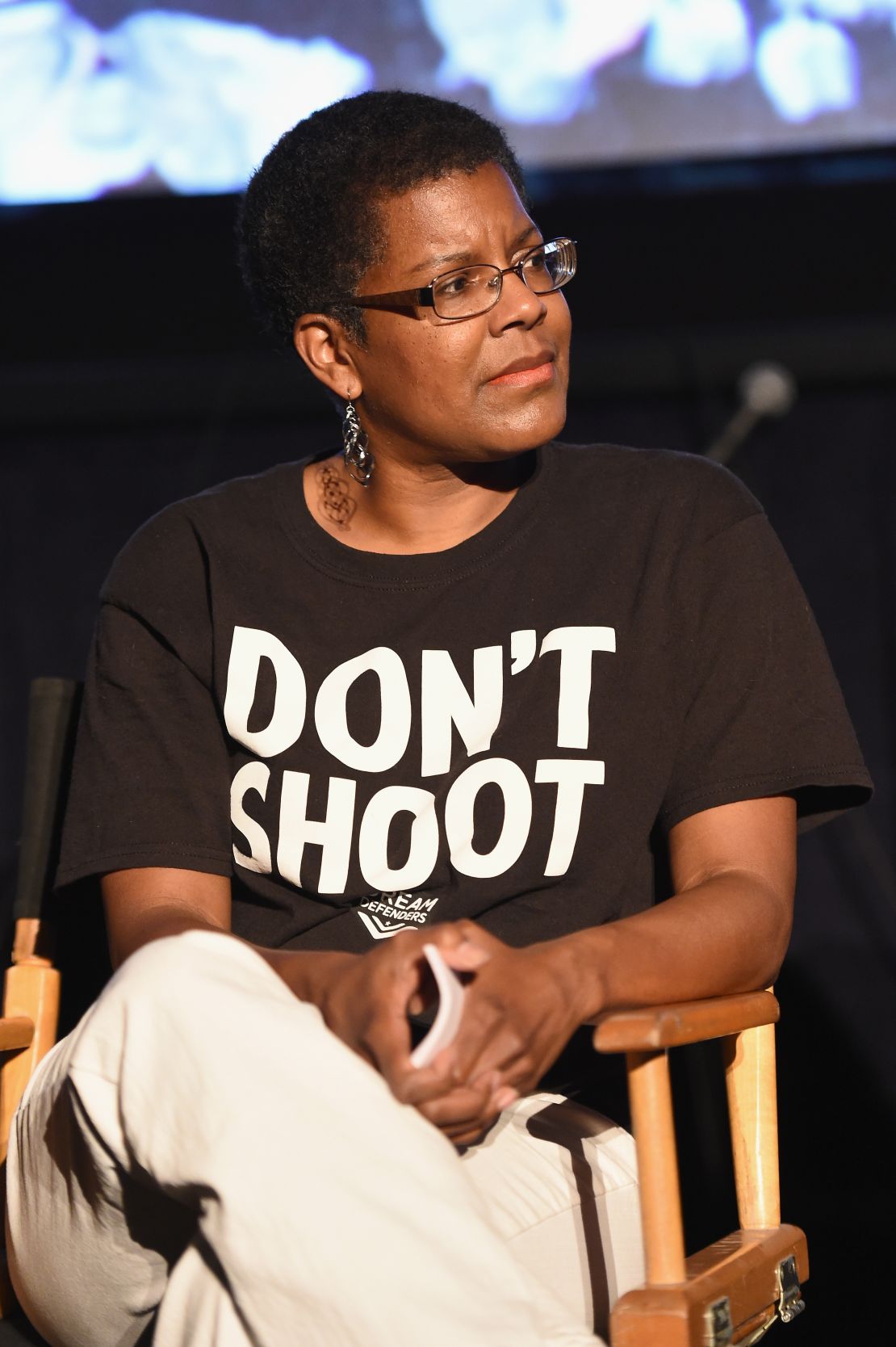 Author Tananarive Due at the 2015 Los Angeles Film Festival.