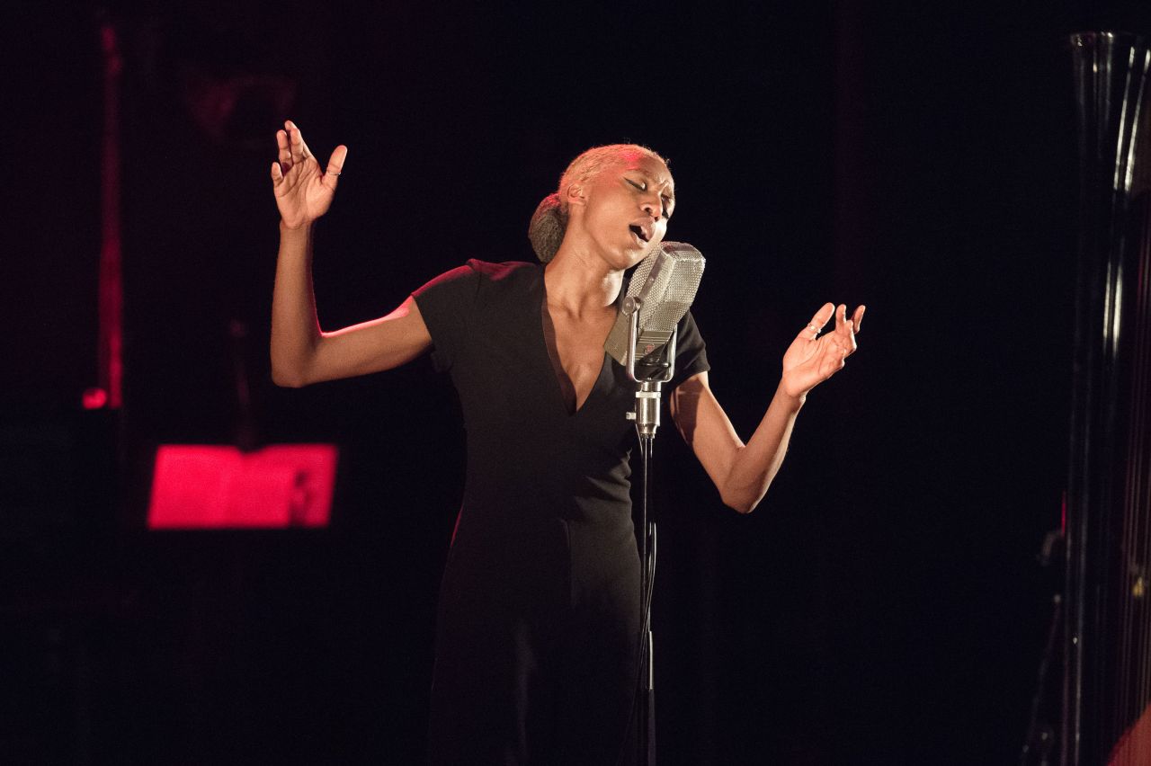 Singer-songwriter ALA.NI performs at La Cigale on June 7, 2016 in Paris, France.