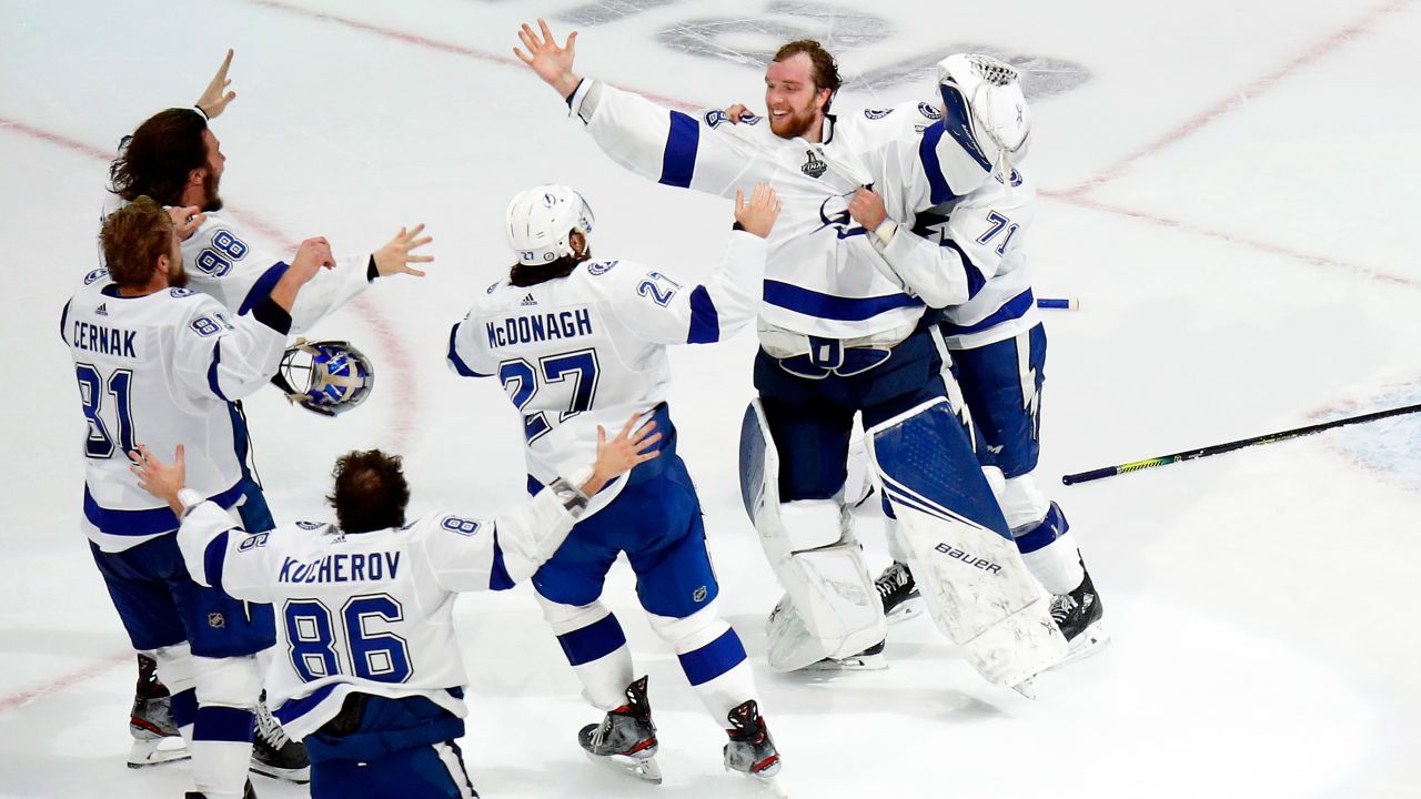 Tampa Bay Lightning win the NHL's Stanley Cup