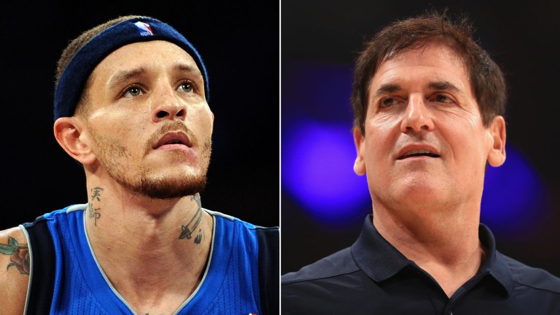 Mavericks owner Mark Cuban (right) has reached out to help former player Delonte West