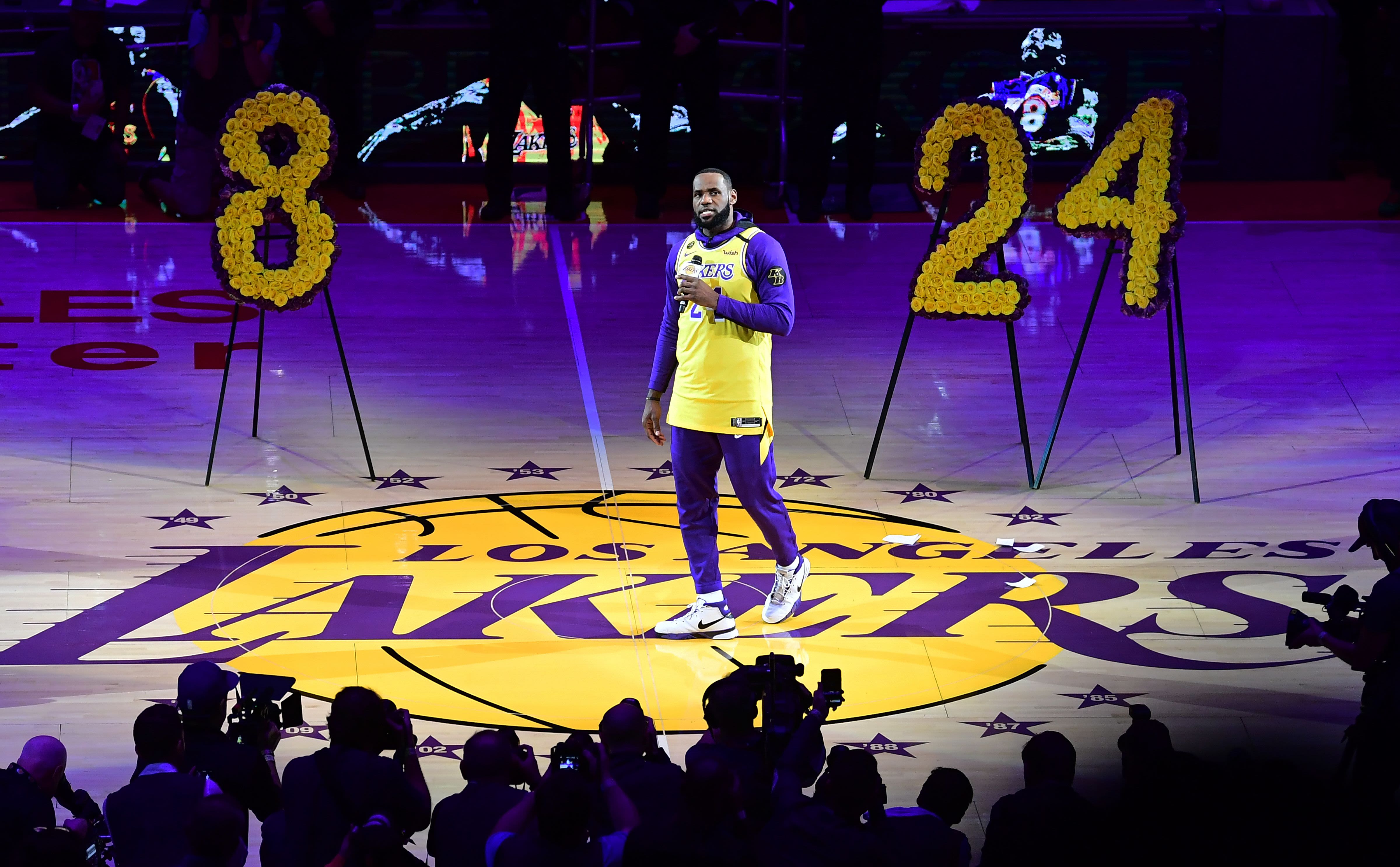 LeBron James 23 - The Lakers will wear 'Black Mamba