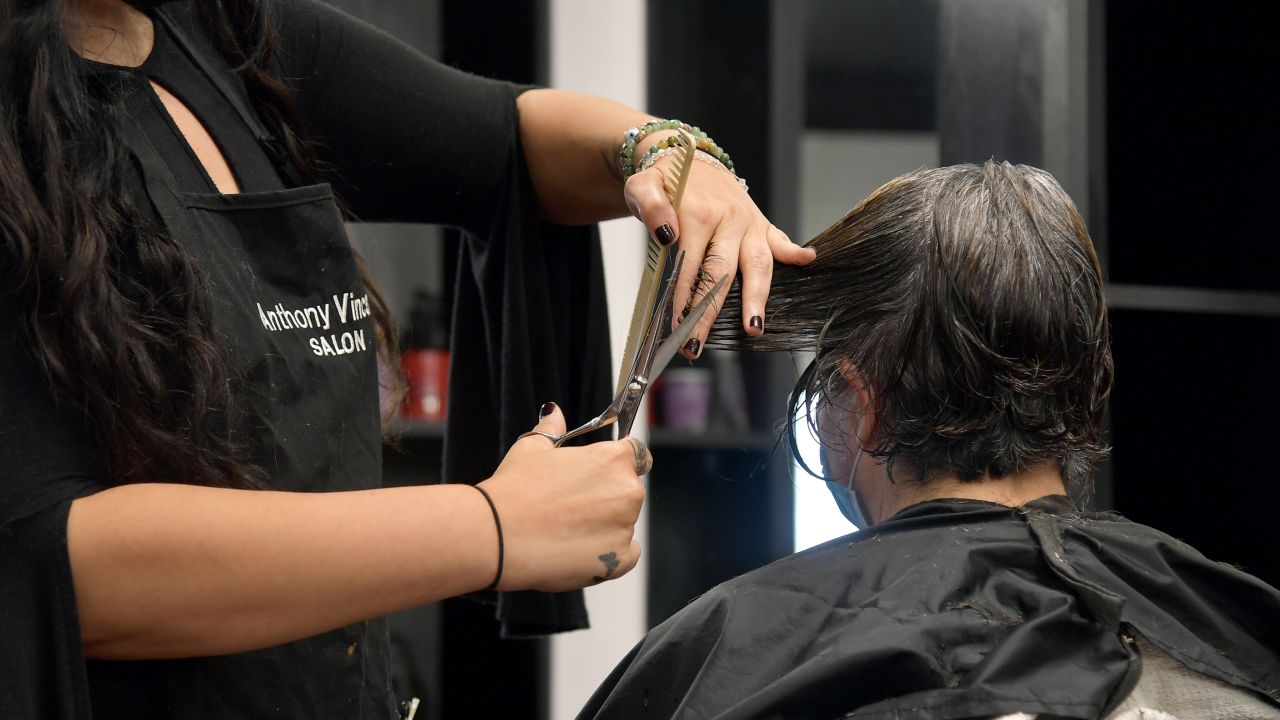 Professional barber David Falla suggests keeping at home haircuts simple.