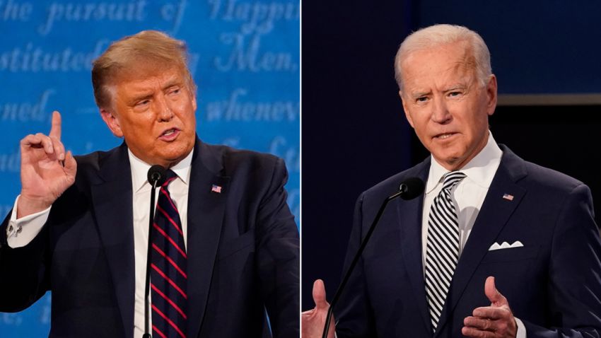 Biden Trump 0929 debate SPLIT