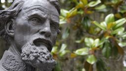 Lieutenant General Nathan Bedford Forrest bust at Old Live Oak Cemetery. (Photo by: Jeffrey Greenberg/Universal Images Group via Getty Images)
