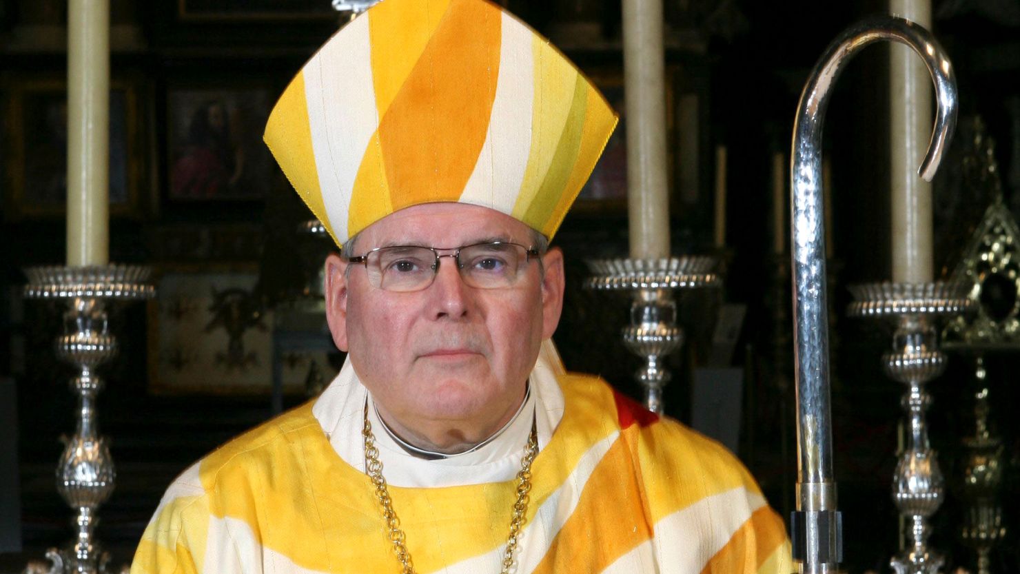 Former bishop Roger Vangheluwe in Bruges on November 7, 2006.