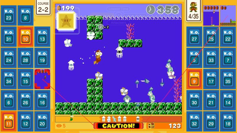 Mario 35 shop game