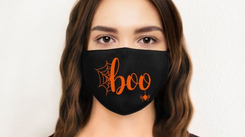 HTownApparel Boo Halloween Face Mask