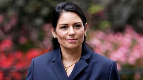 Priti Patel in London on September 8. The politician has courted controversy over her stance on immigration.