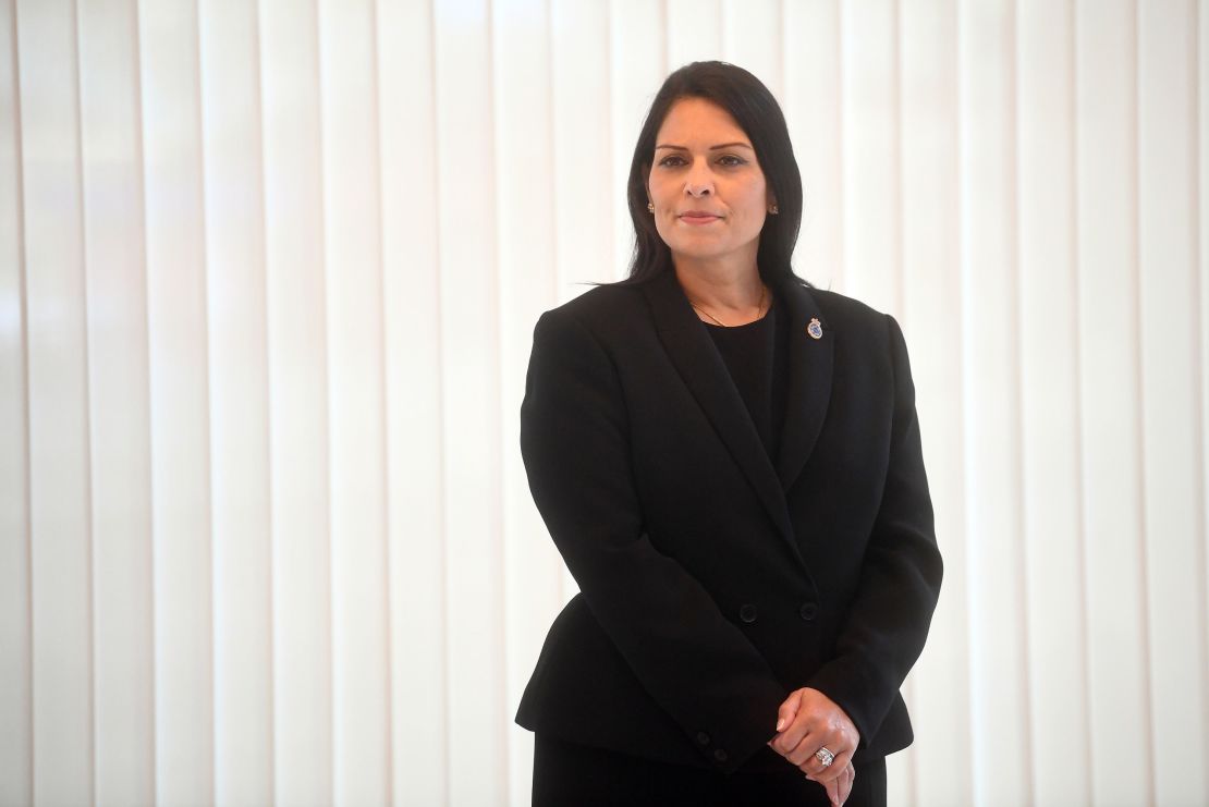 Priti Patel on September 25, 2020 in London, England. The British Home Secretary is the first woman of color to hold the role.