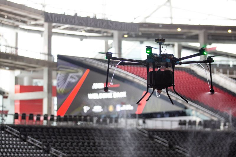 falcons drone