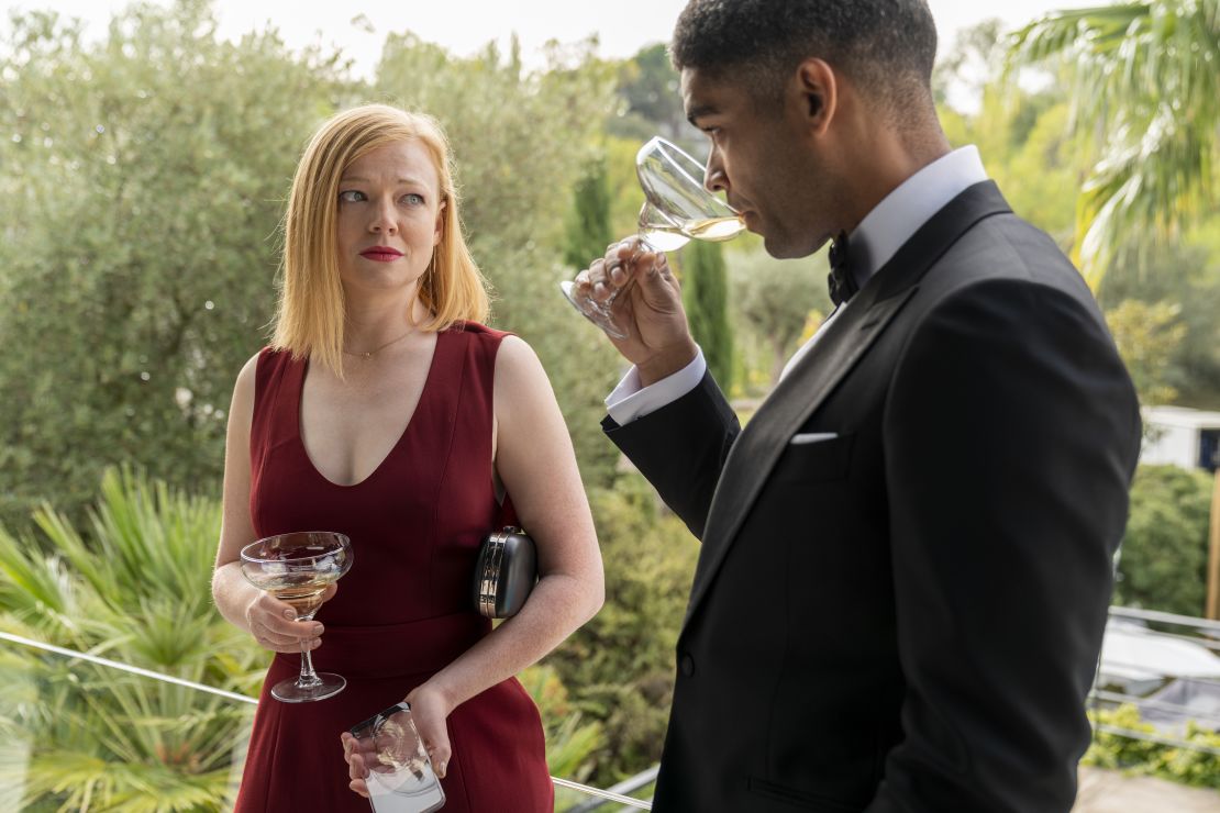 In "Soulmates," Sarah Snook (left) and Kingsley Ben-Adir play characters Nikki and Franklin, whose marriage struggles.