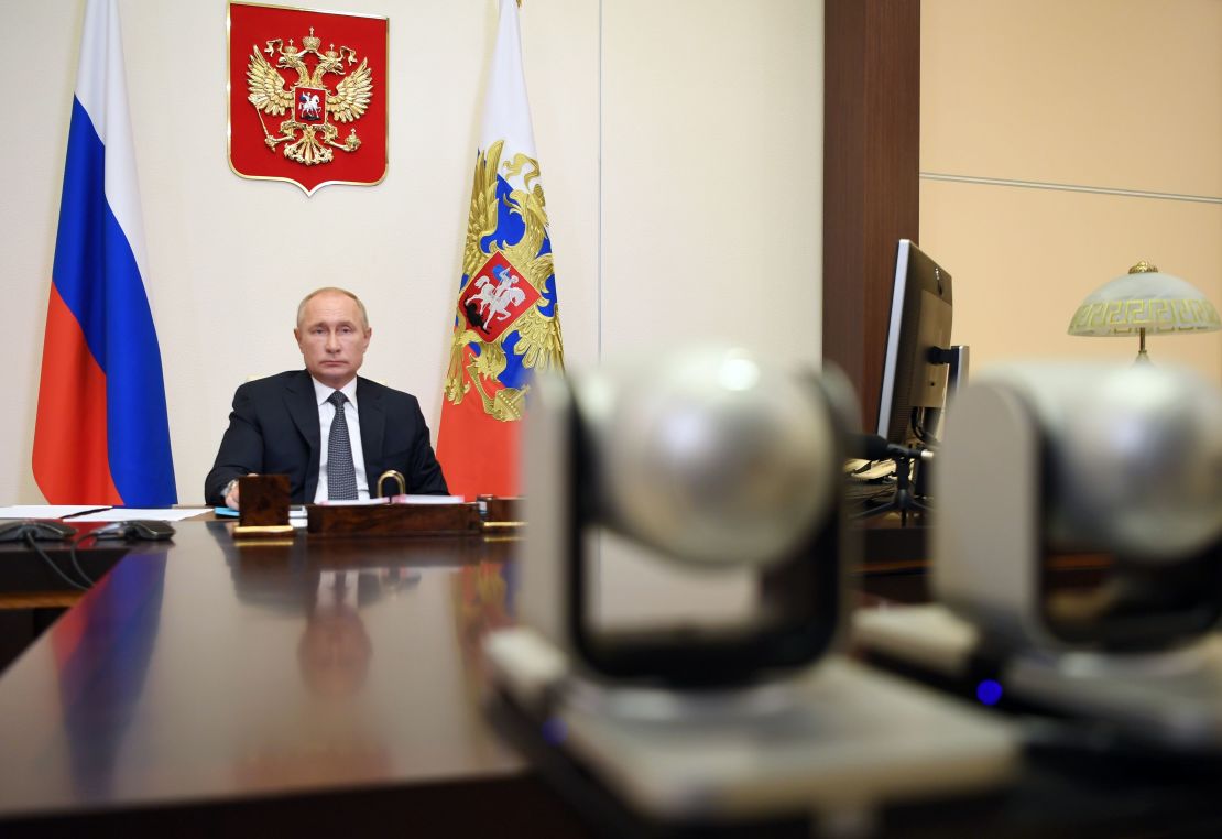 Russian President Vladimir Putin announced the vaccine on a video conference call with government officials.