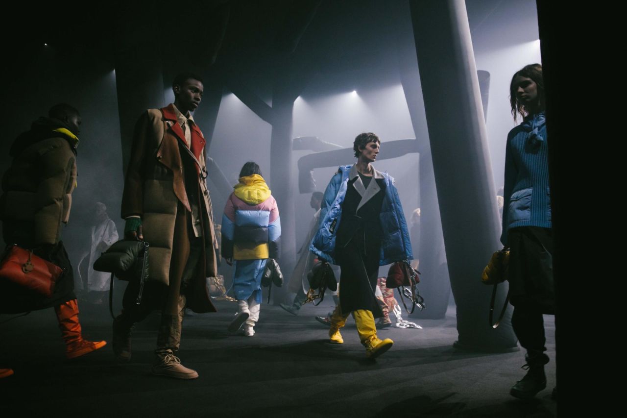 Jonathan Anderson's showcase in Milan for Moncler Genius
