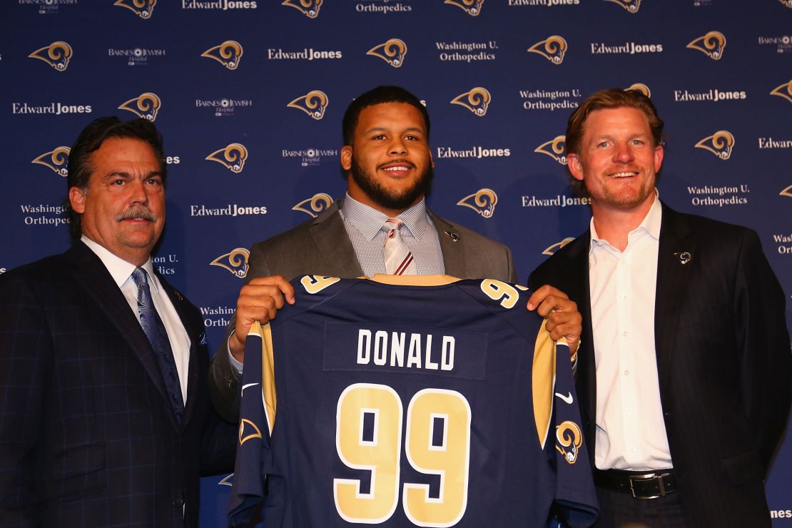 Donald is a two-time NFL Defensive Player of the Year.