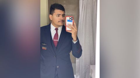 One of the last photos Raymond Dias has of himself in uniform.