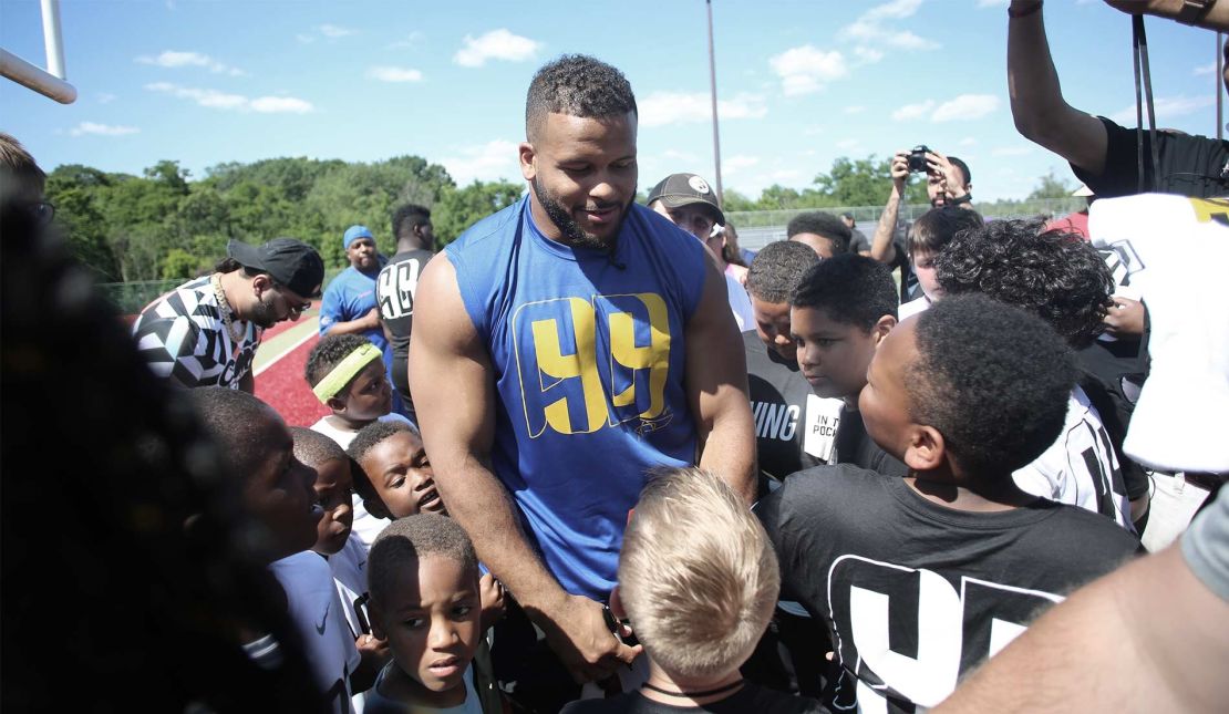 Aaron Donald founded the AD99 Solutions Foundation to change the life trajectory of Pittsburgh's most vulnerable kids.