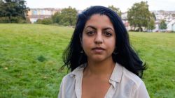 Estefania Hidalgo, 32, a photography student in Bristol who works at a gas station to pay the bills. Tens of thousands of people have signed up to a campaign from a group called 1 Day Sooner to take an experimental vaccine candidate and then face coronavirus in a controlled setting.