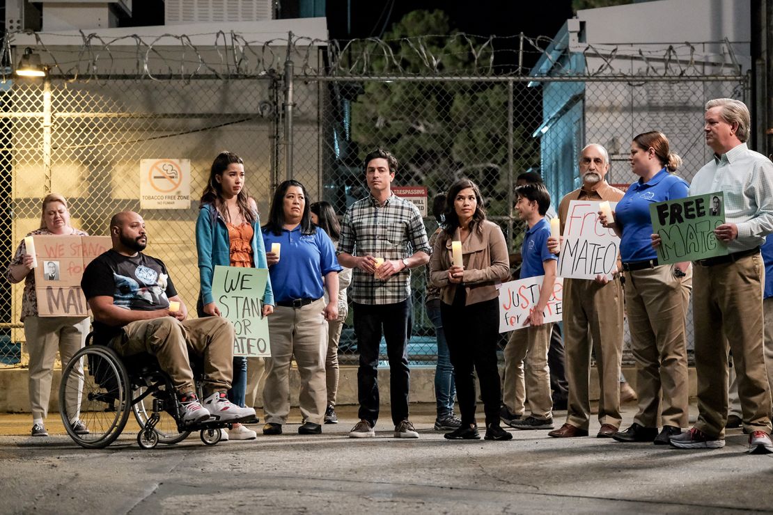 The fifth season of "Superstore" began with Mateo's coworkers holding a vigil after ICE detained him. The character is still undocumented as the show heads into its sixth season. 