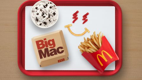The J Balvin Meal includes a Big Mac sandwich, medium fries, and an Oreo McFlurry.