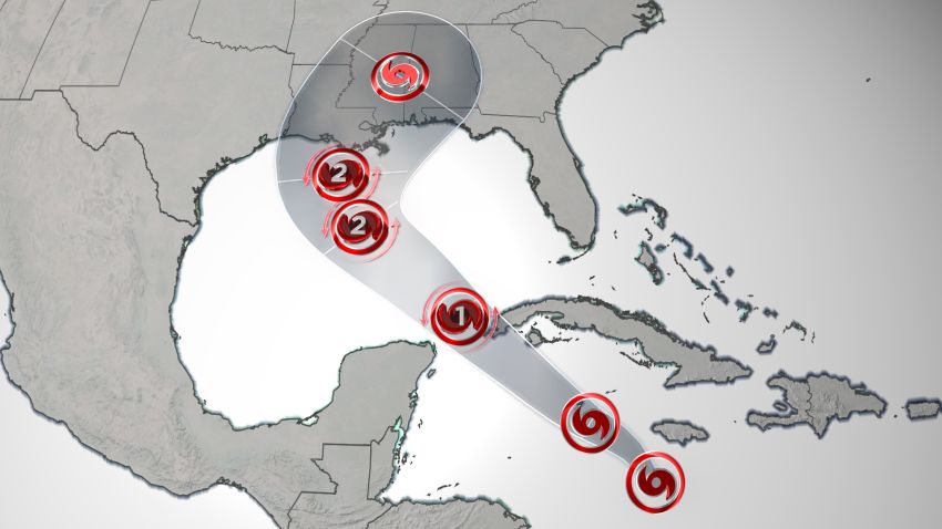Delta Rapidly Strengthens To A Hurricane Will Threaten Gulf Coast Late Week Cnn 7340