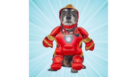 Marvel Avengers Iron Man Light-Up Illusion kostiumas šuniui