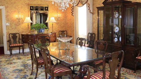 The Presidential Suite at the Waldorf Astorial Hotel in NYC.