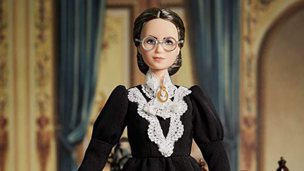 The Susan B. Anthony Barbie is part of the toy maker's "Inspiring Women" line. 
