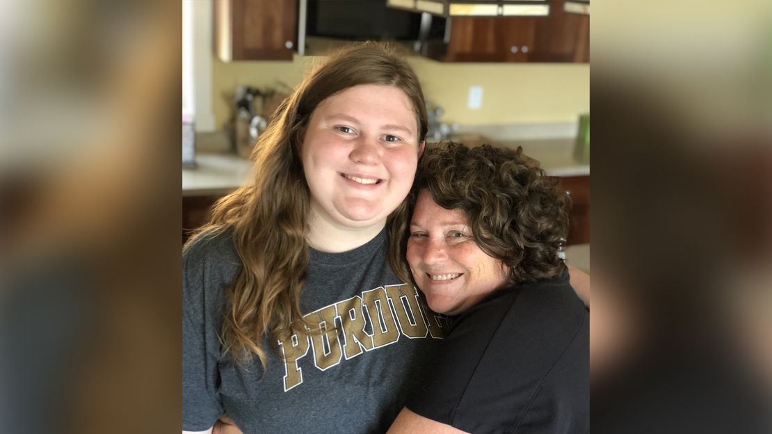 Megan Lavery (right) is shown here with her daughter, who attends Purdue University.