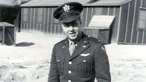 Frank D. Murphy, a navigator in the 100th 8th Air Force's Bomb Group in December 1942. 