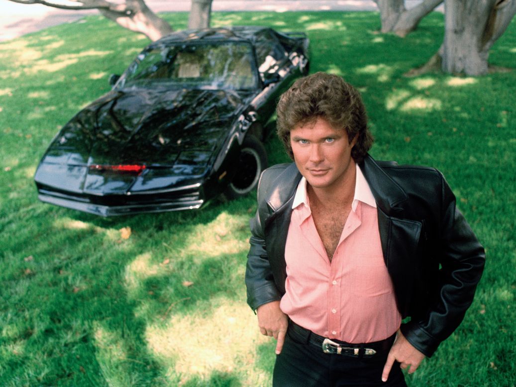 K.I.T.T., the supercomputer-powered car in the 1980s TV show "Knight Rider," was voice-activated,  autonomous and equipped with advanced surveillance technology that helped it detect nearby obstacles. The car was the sidekick to detective Michael Knight,  played by heartthrob David Hasselhoff. 