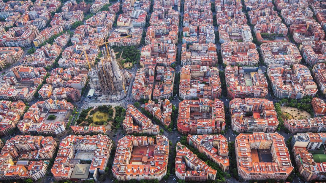 <strong>1. Esquerra de l'Eixample, Barcelona:</strong> "During Barcelona's strict lockdown," says Time Out, the courtyards of Esquerra's apartment blocks "became focal points for the city's energy." 