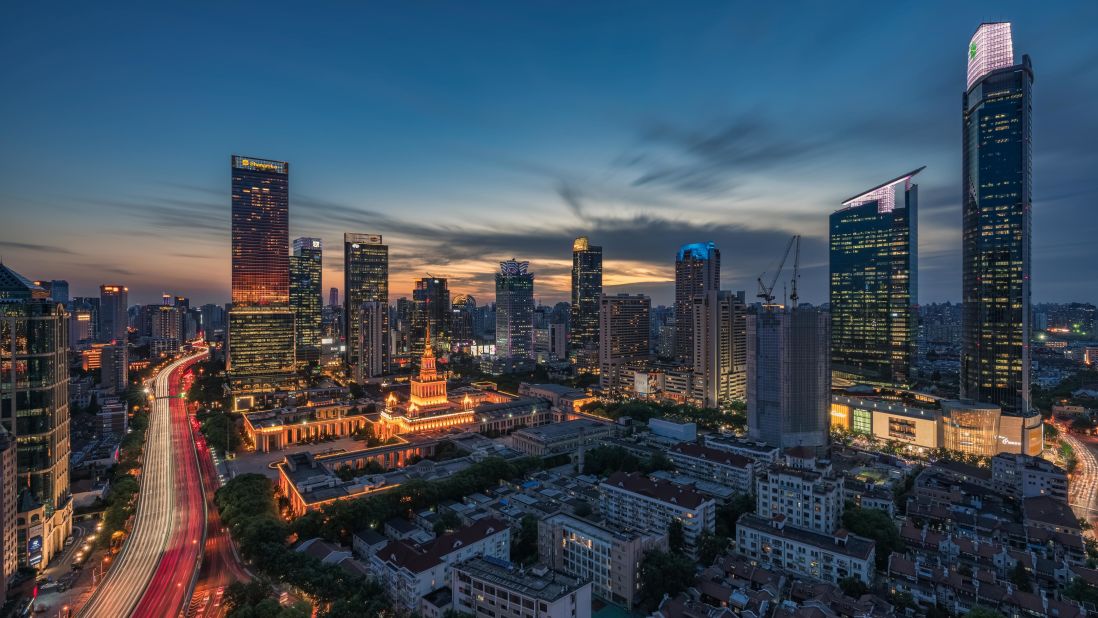 <strong>7. Shaanxi Bei Lu/Kangding Lu, Shanghai:</strong> Once part of the Shanghai International Settlement, this formerly quiet neighborhood in Jing'an -- whose central business district is pictured -- is "quickly morphing into a buzzing destination," says Time Out. 
