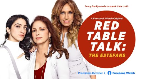 A new "Red Table Talk" series features the Estefan family. 
